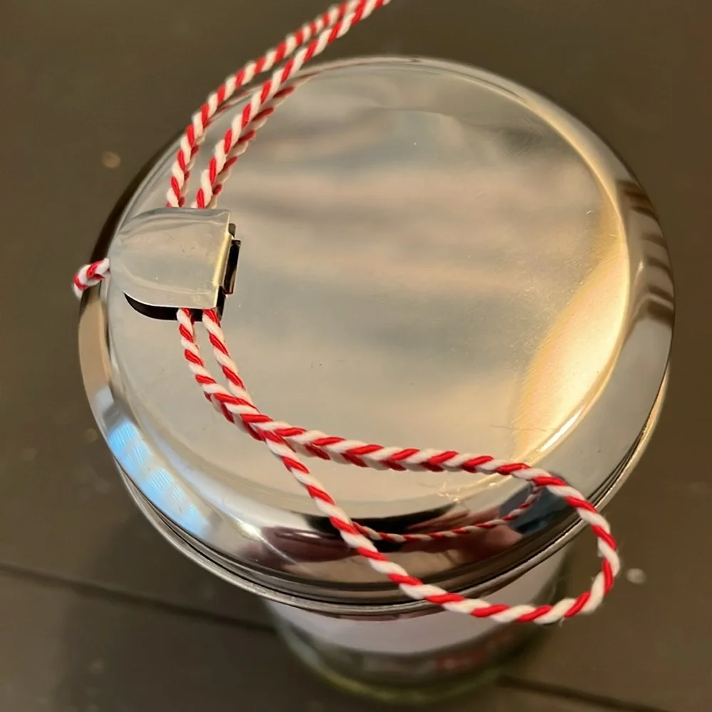 Sugar Jar Bakers Twine - Red + White/NWT